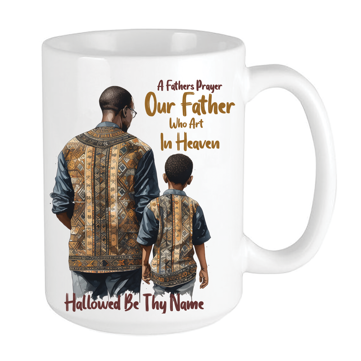 A Father's Prayer Mug (Our Father Brown)