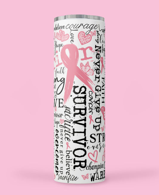 Breast Cancer Survivor Tumbler