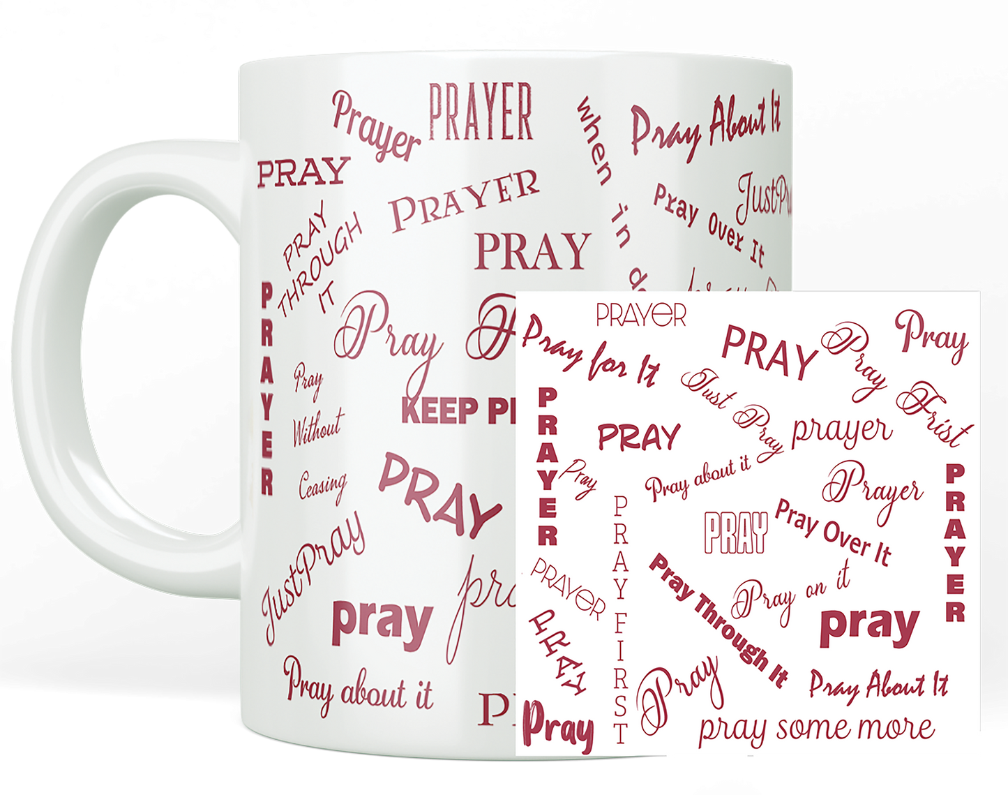 Prayer Mug with Coaster Set