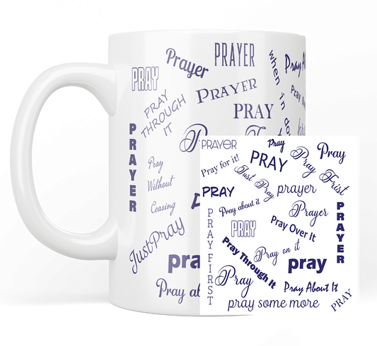 Prayer Mug with Coaster Set