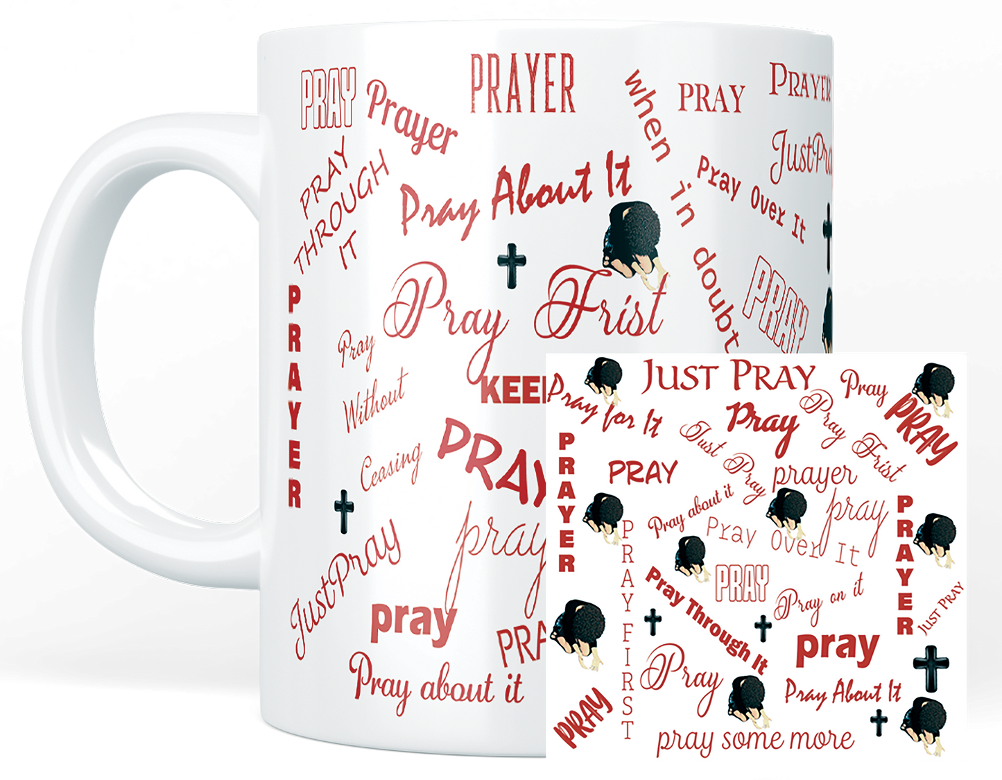 Prayer Mug with Coaster Set