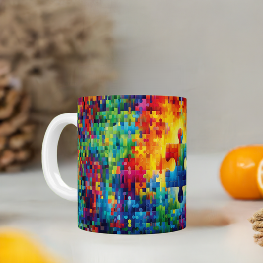 Autism: A Piece of His Puzzel 3 Mug