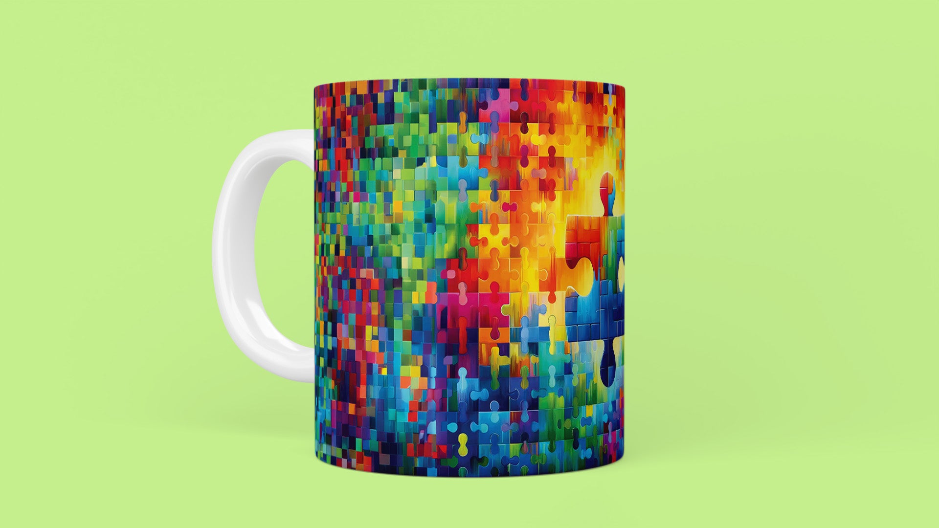 A Piece of His Puzzel 3 Mug