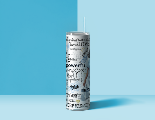 Self Worth Personalized Tumbler