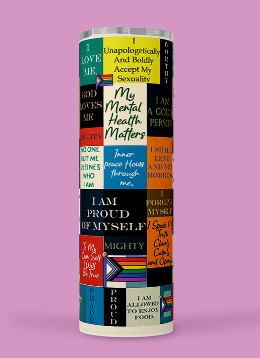 His Pride Affirmation Tumbler