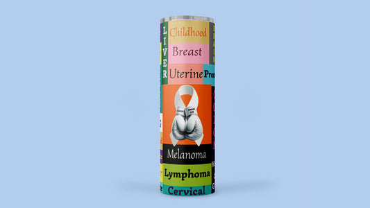 Knock Out Lung Cancer Awareness Tumbler 