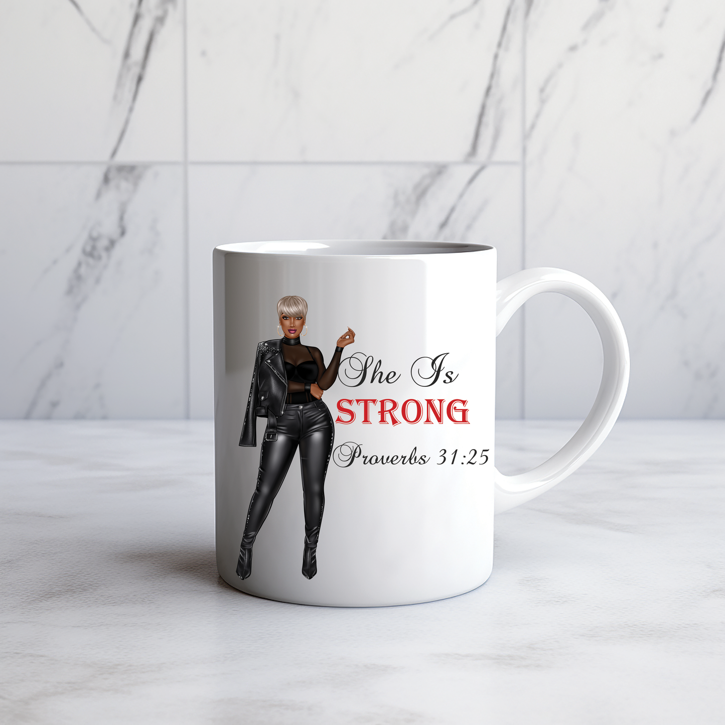 She is Strong Mug