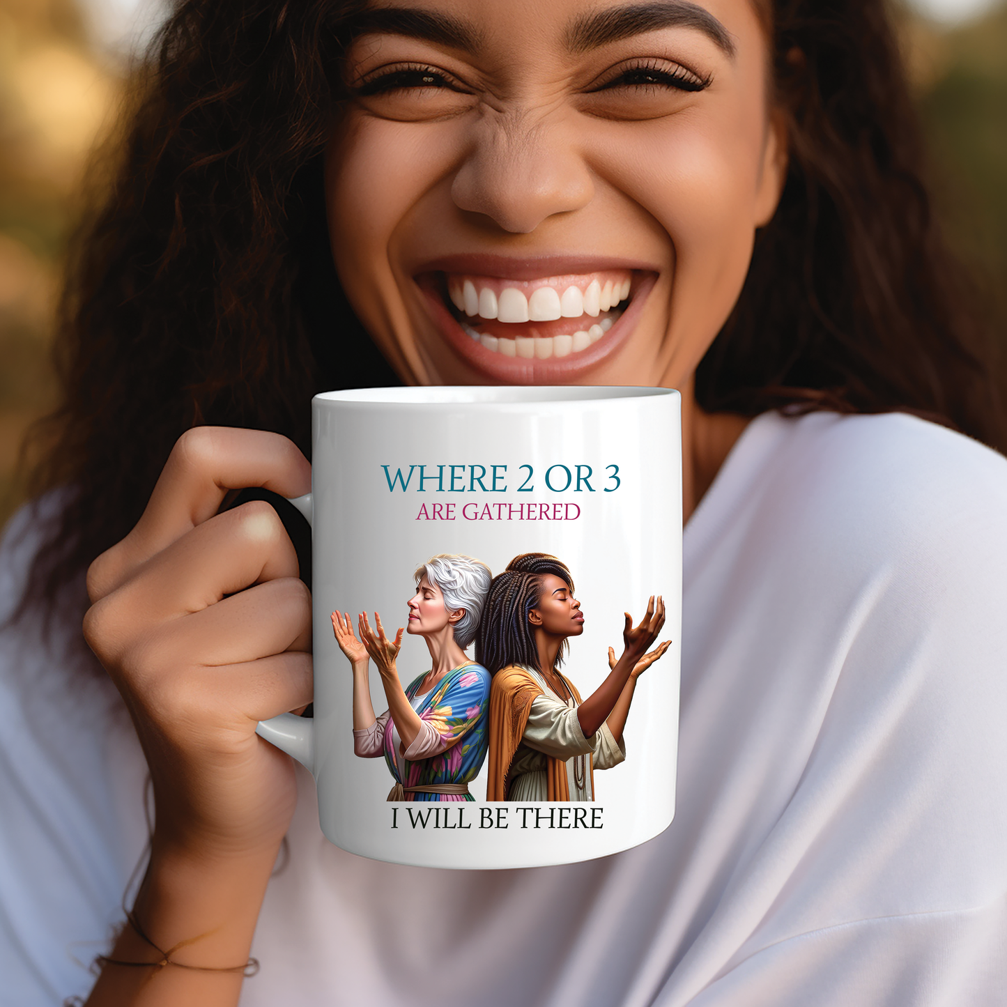 Where Two or Three Gather - Inspirational Mug