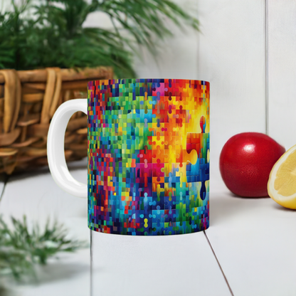 Autism: A Piece of His Puzzel 3 Mug