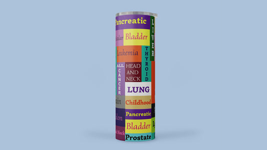 Knock Out Lung Cancer Awareness Tumbler 