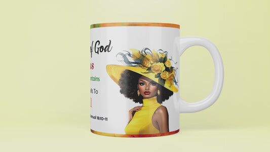 God Causes Walls to Fall Mug and Coaster Set (Mug)