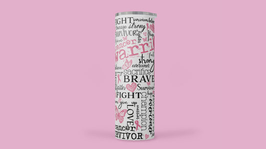 Cancer Just Pray Tumbler