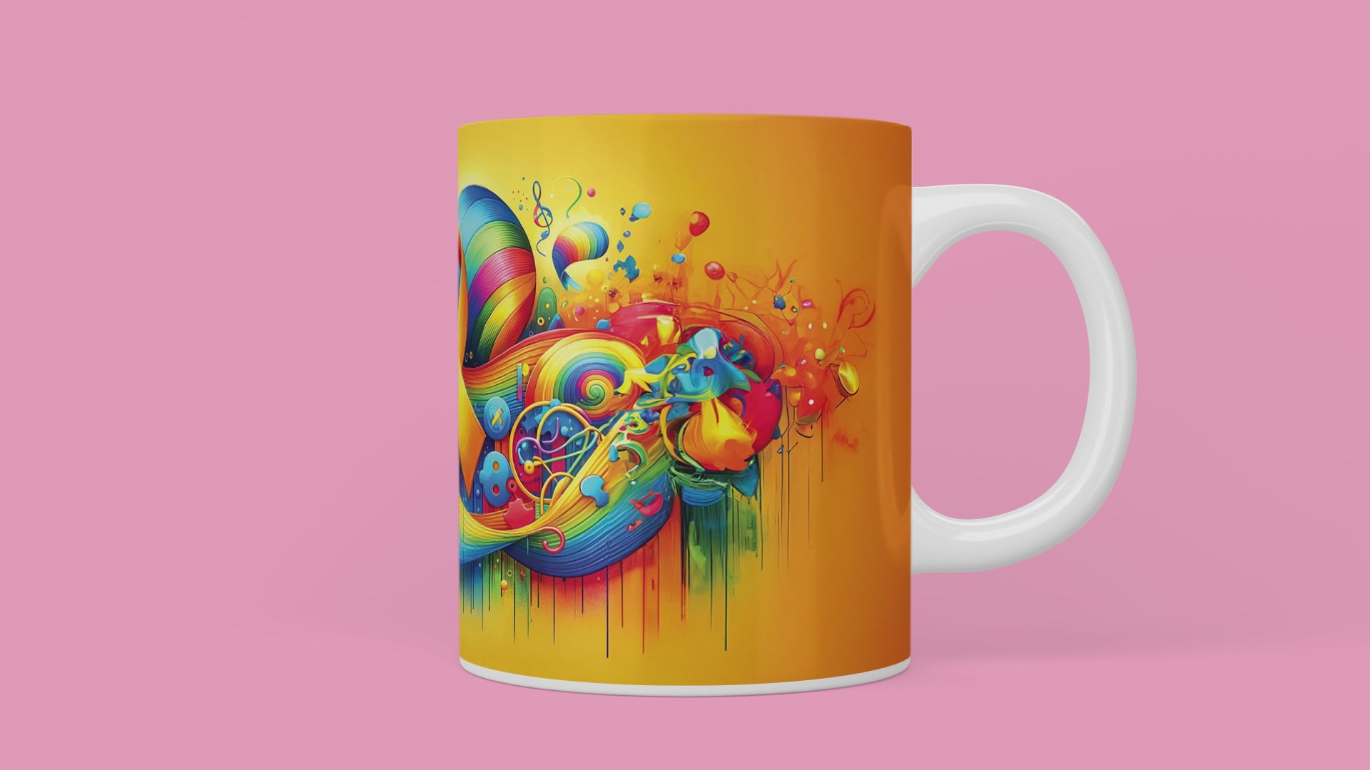 Gold Autism Mug