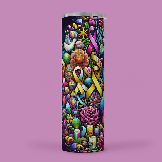 All Cancer Ribbons Mug Tumber
