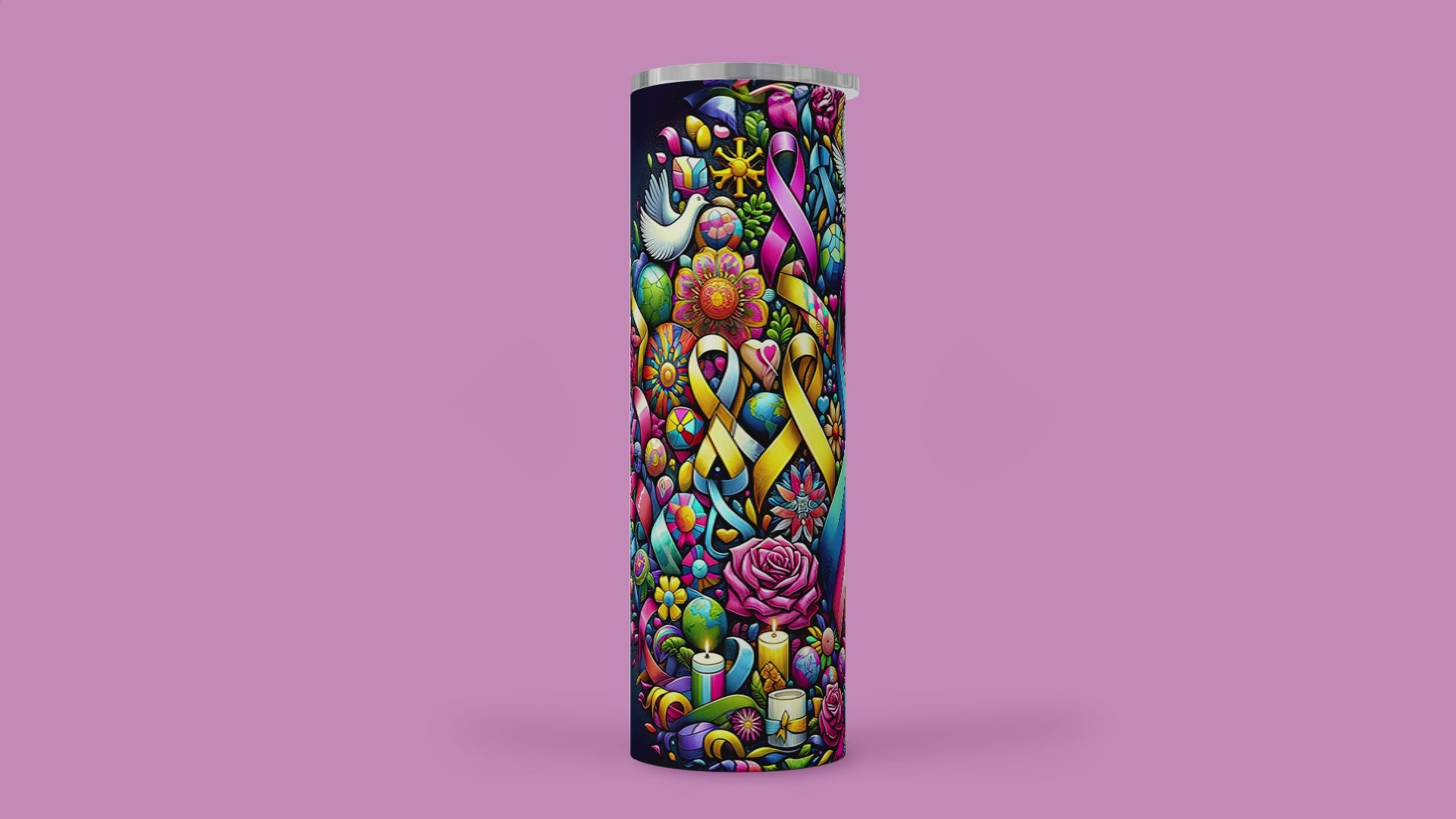 All Cancer Ribbons Mug Tumber