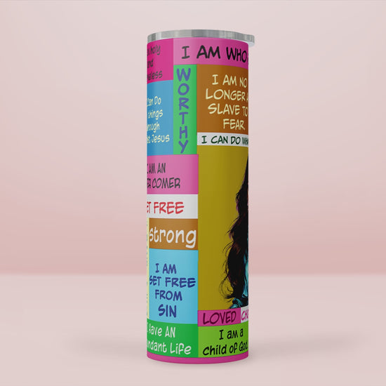 I Am Who God Says I Am "Divine Light" Tumbler