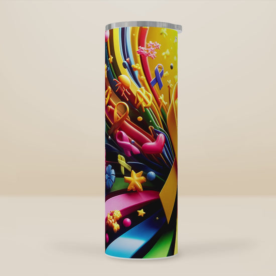 Sarcoma Bone Cancer Awareness Tumbler