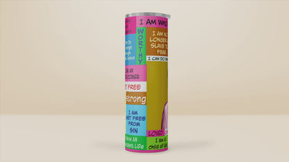 I Am Who God Says I Am "Thankful" Tumbler