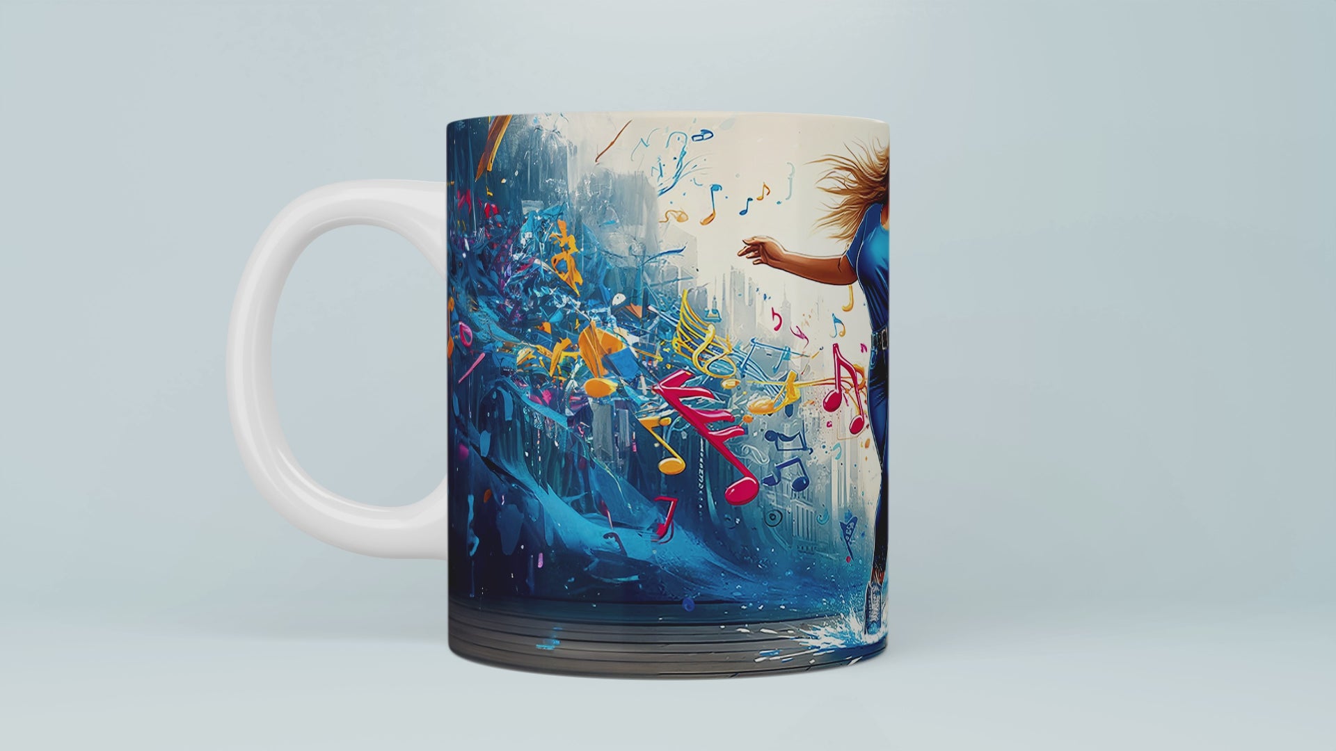 Dancing in The Rain Blue