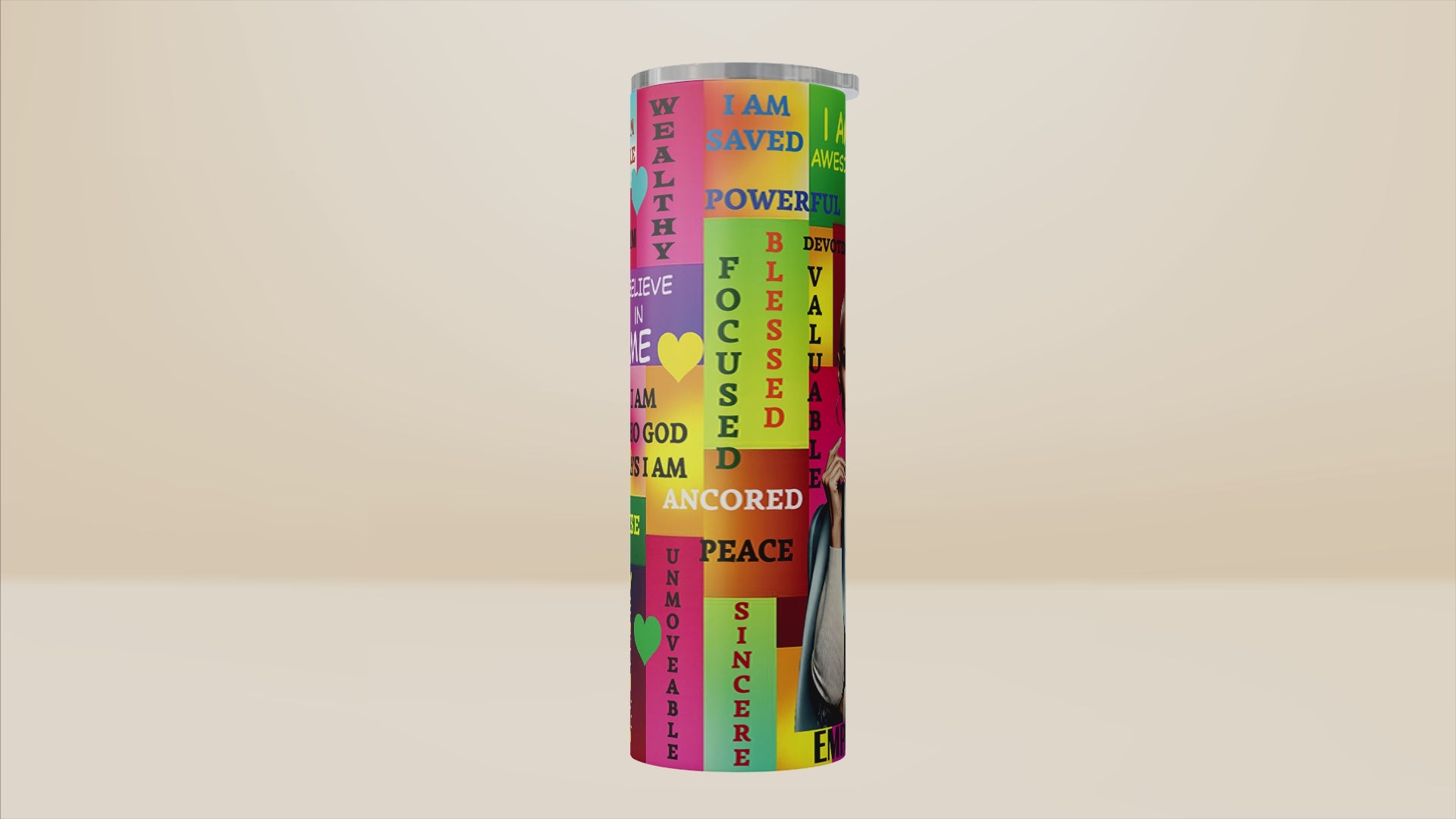 Explosion of Joy AFFRIMATIONS Joy Tumbler